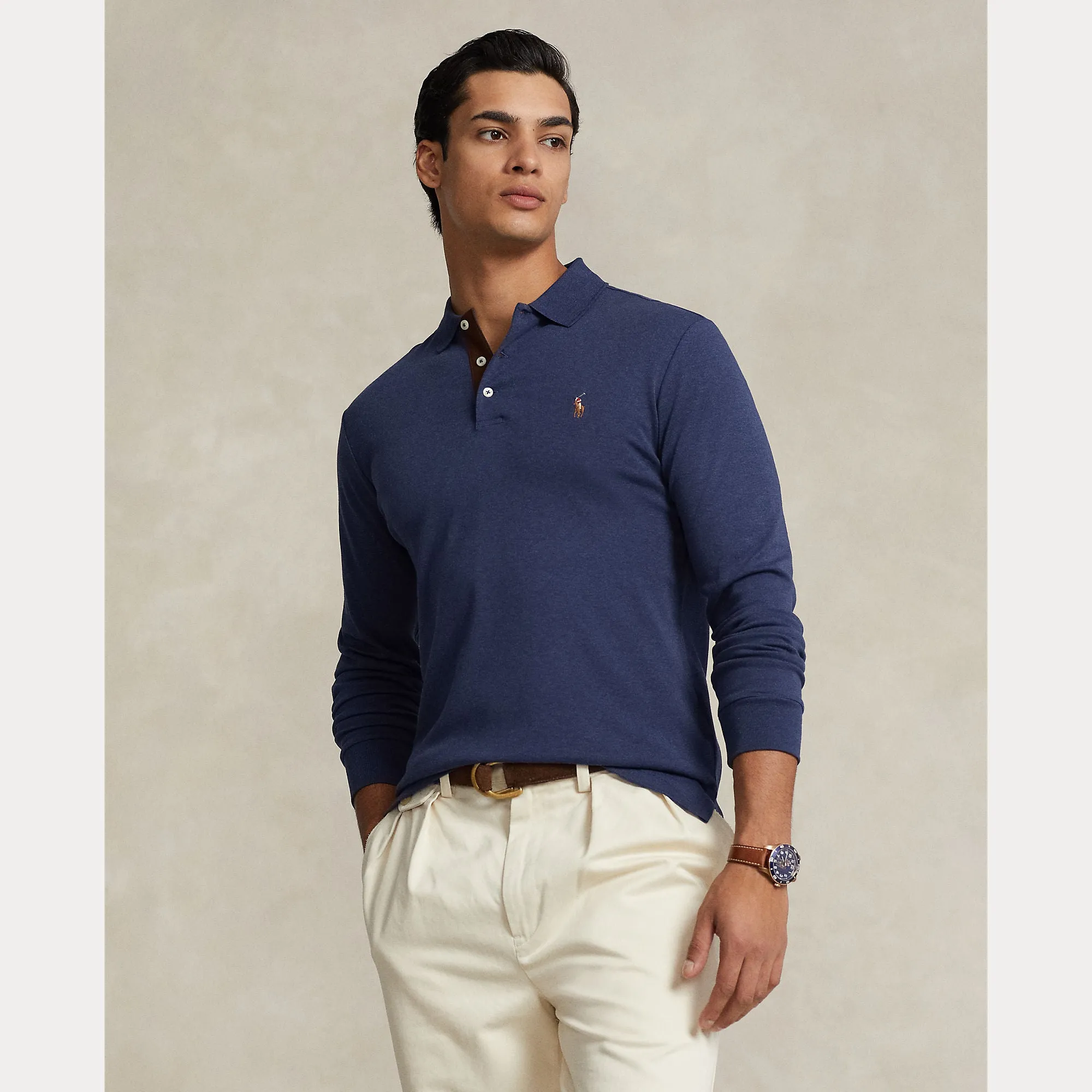 CUSTOM SLIM FIT SOFT COTTON POLO SHIRT