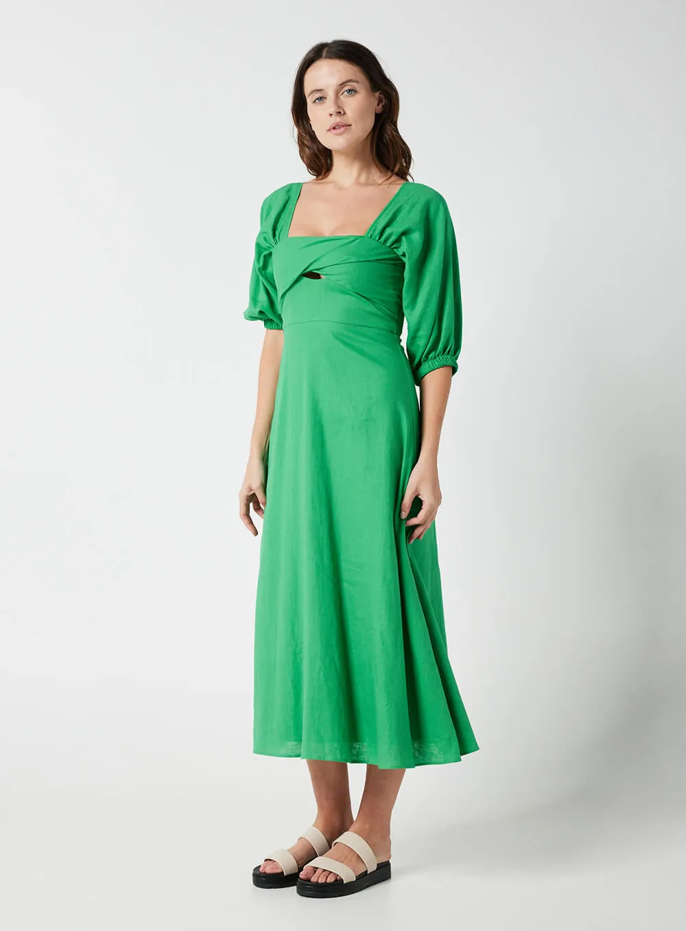 Daphne Dress-GREEN