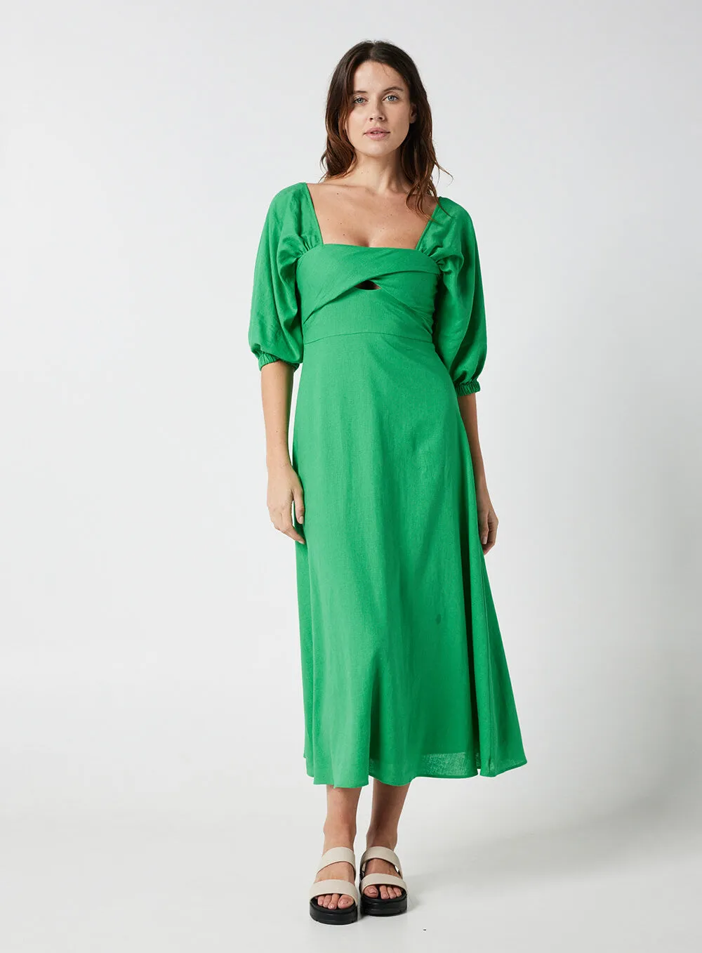 Daphne Dress-GREEN