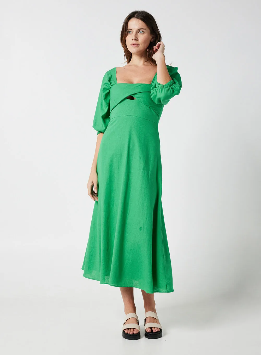 Daphne Dress-GREEN