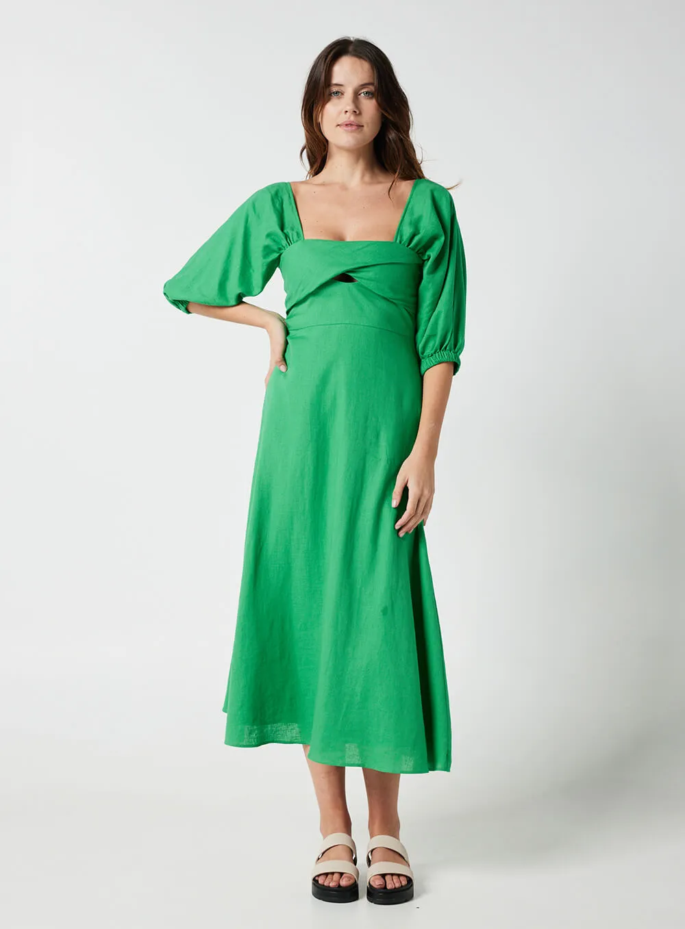 Daphne Dress-GREEN