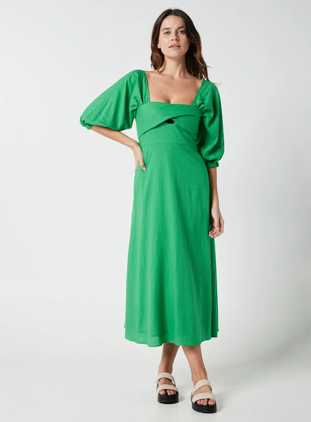 Daphne Dress-GREEN