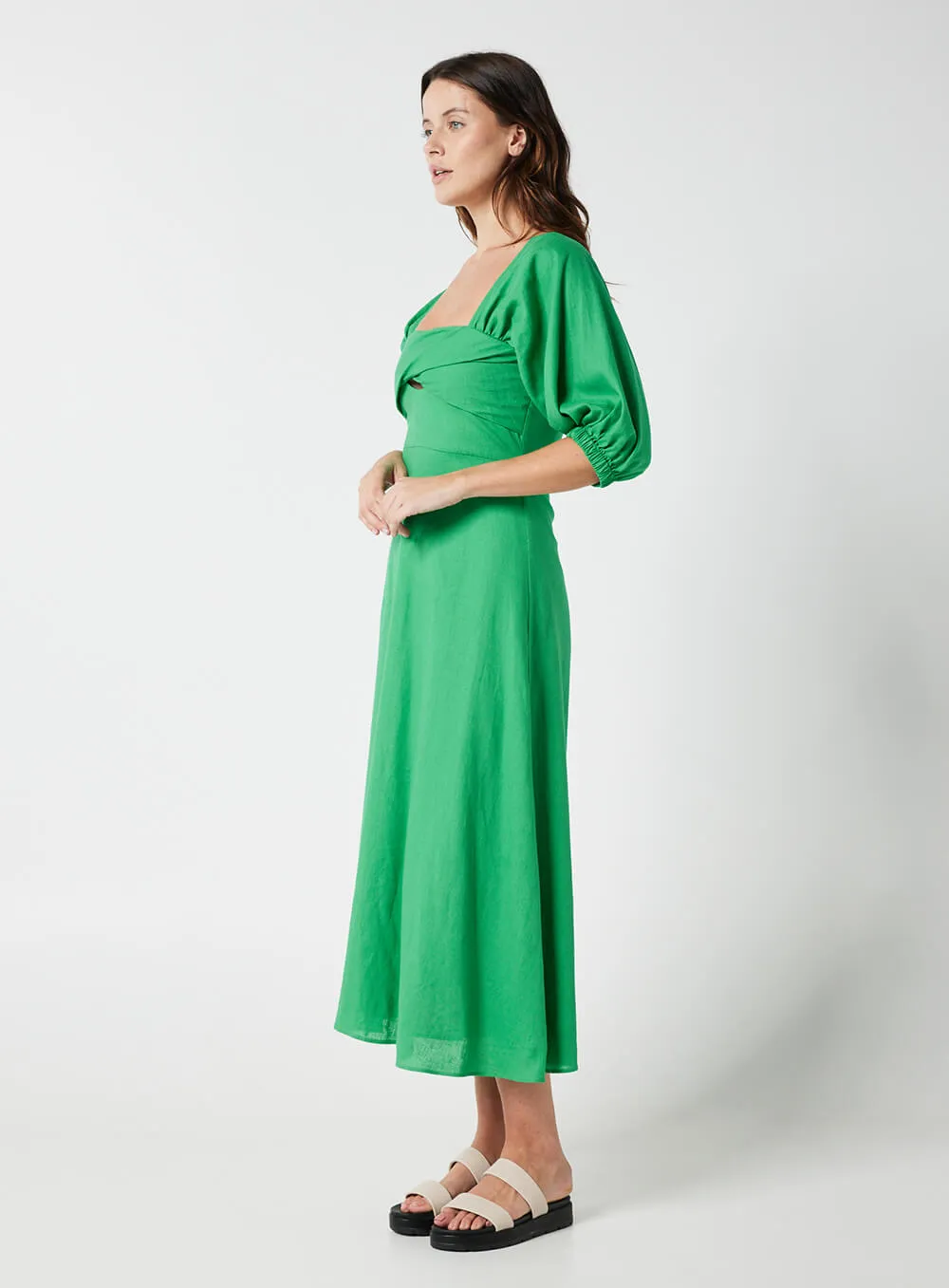 Daphne Dress-GREEN