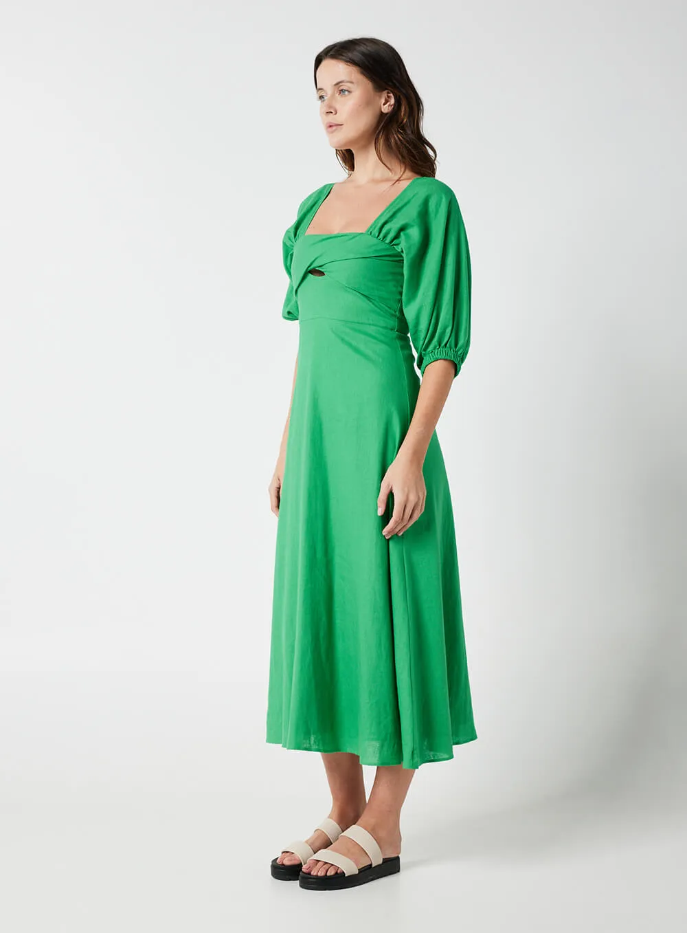 Daphne Dress-GREEN