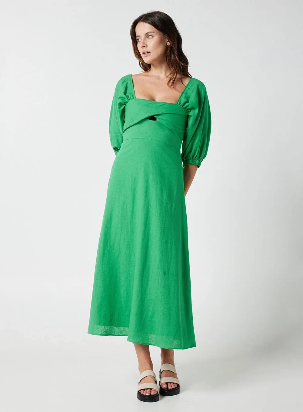 Daphne Dress-GREEN