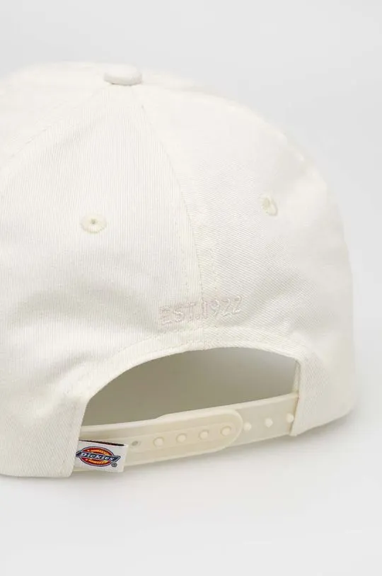 Dickies cotton baseball cap white color