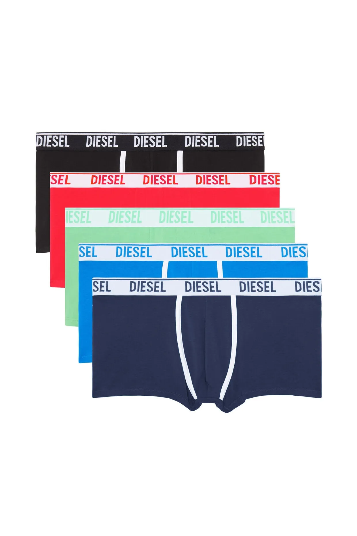 Diesel - Damien Boxers - 5 Pack - Green/Blue/Navy