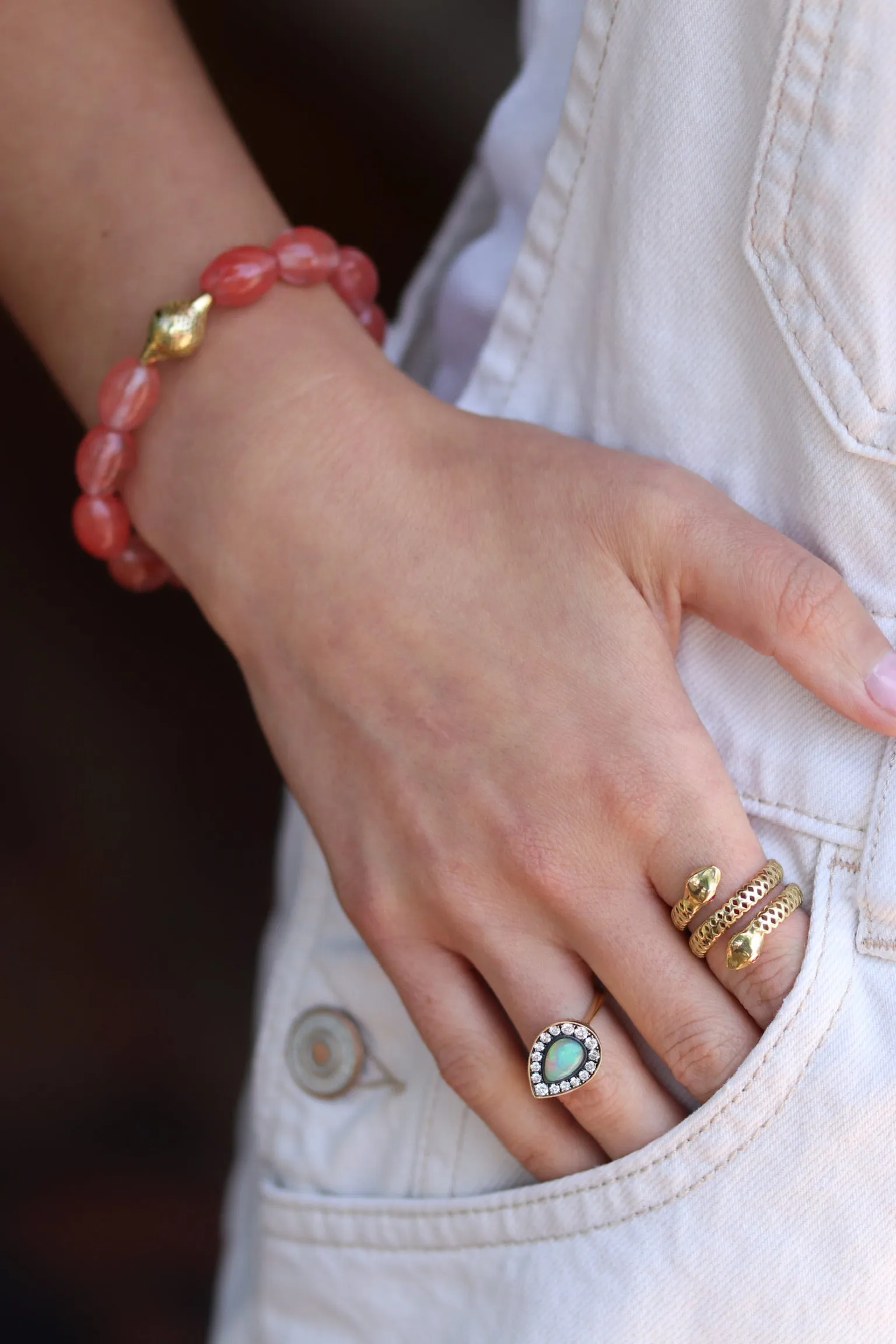 Double Headed Snake Ring