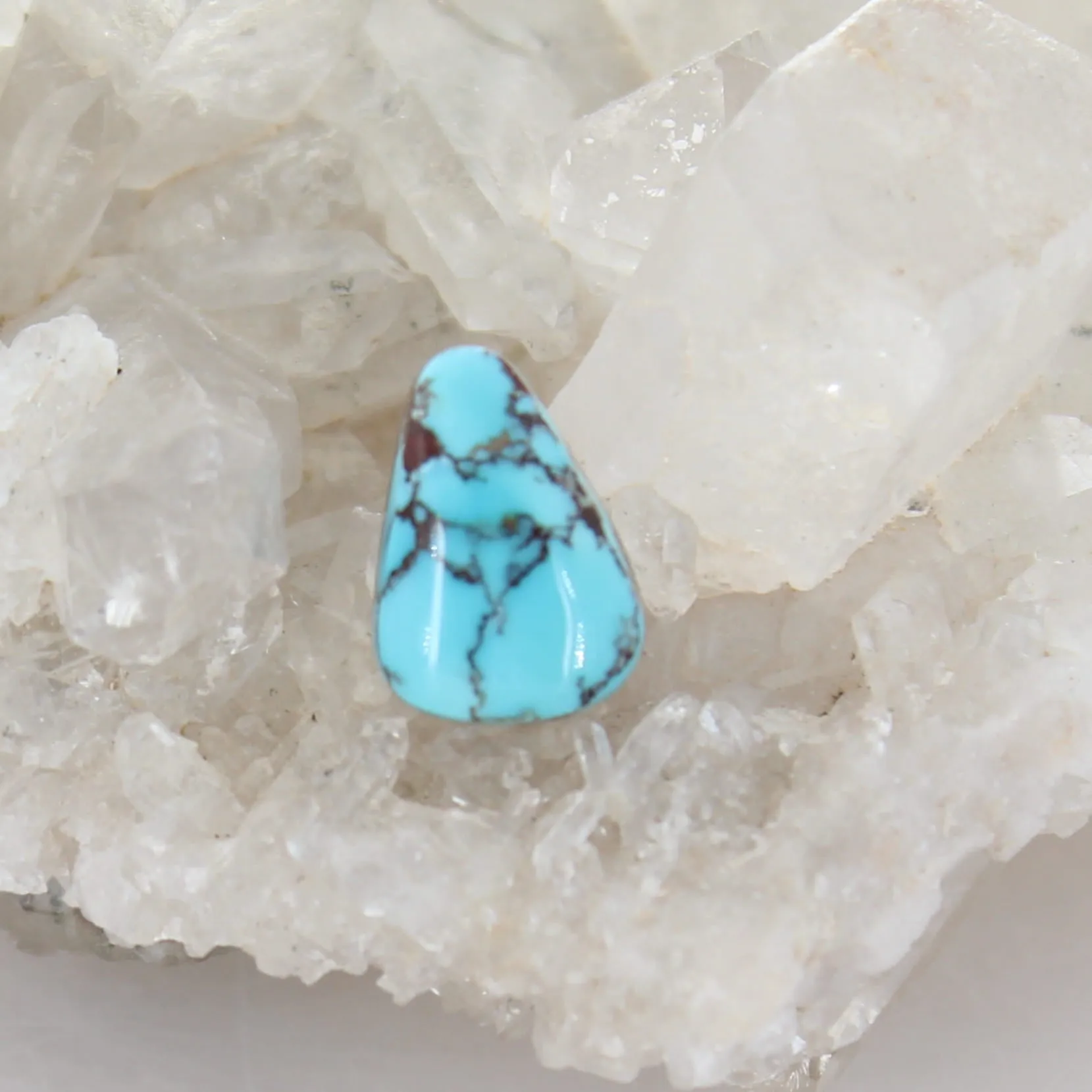 EGYPTIAN TURQUOISE Teardrop Shaped Cabochon Beauty