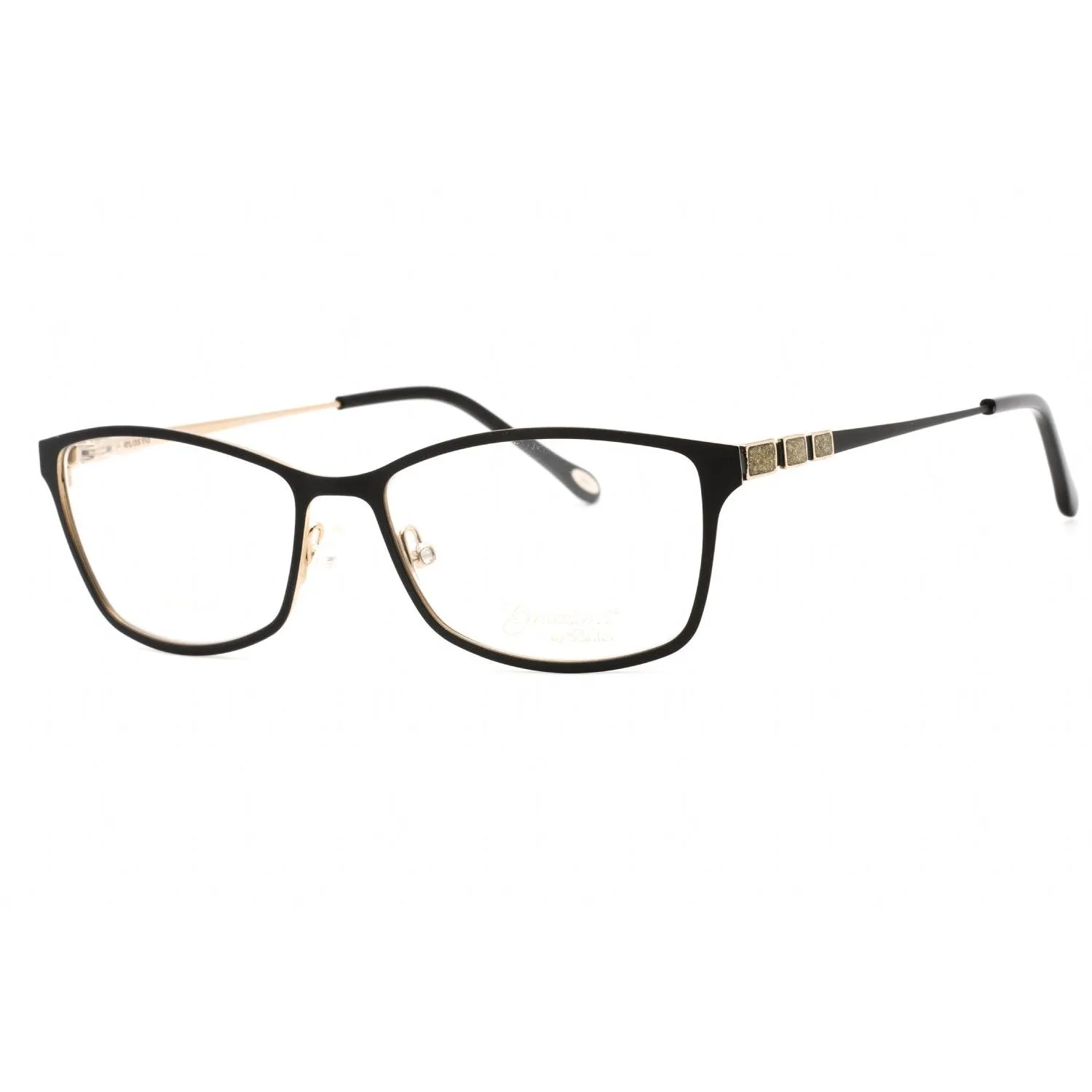 Emozioni EM 4416 Eyeglasses Black Gold / Clear Lens