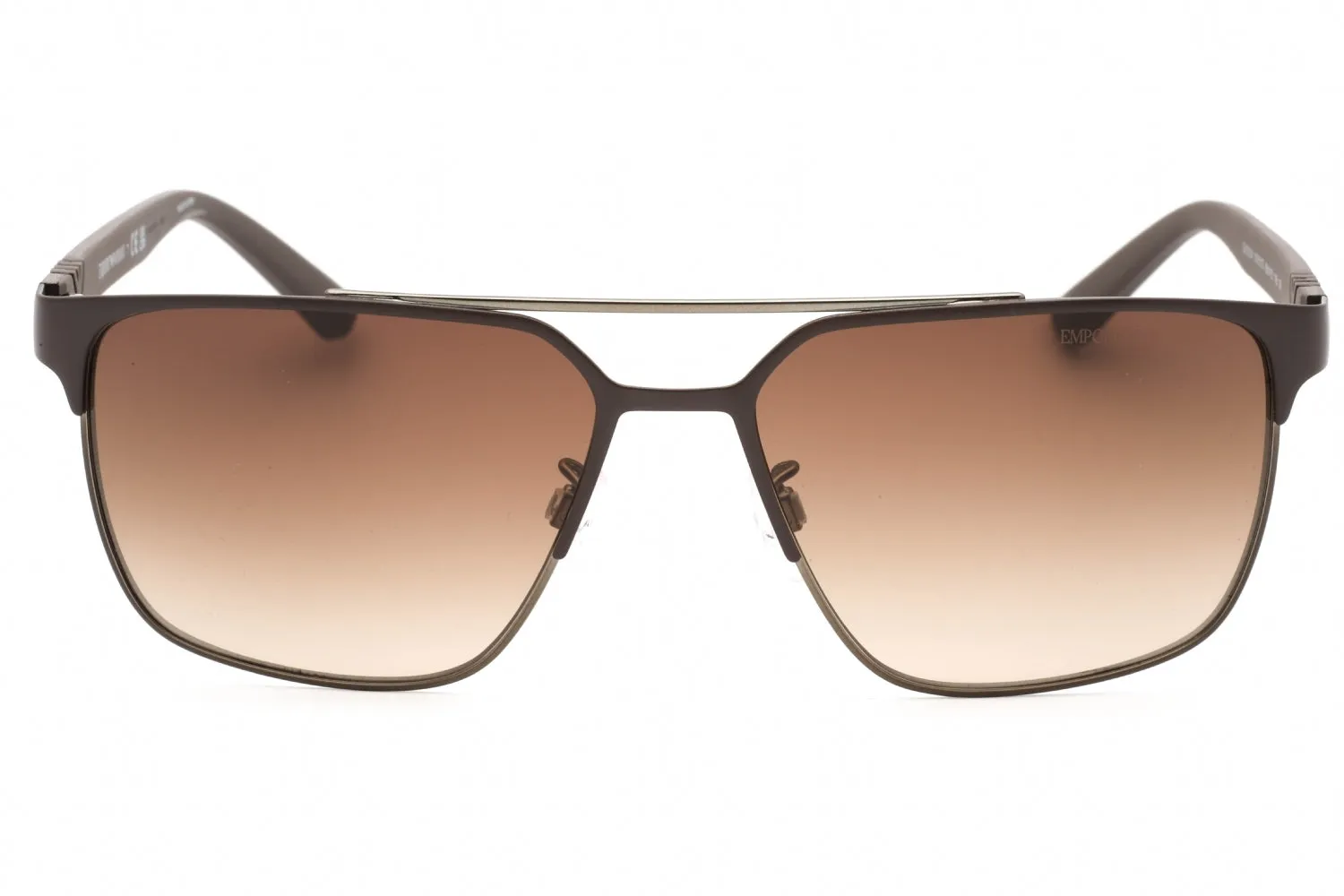 Emporio Armani 0EA2134 Sunglasses Matte Brown Gunmetal / Brown Gradient