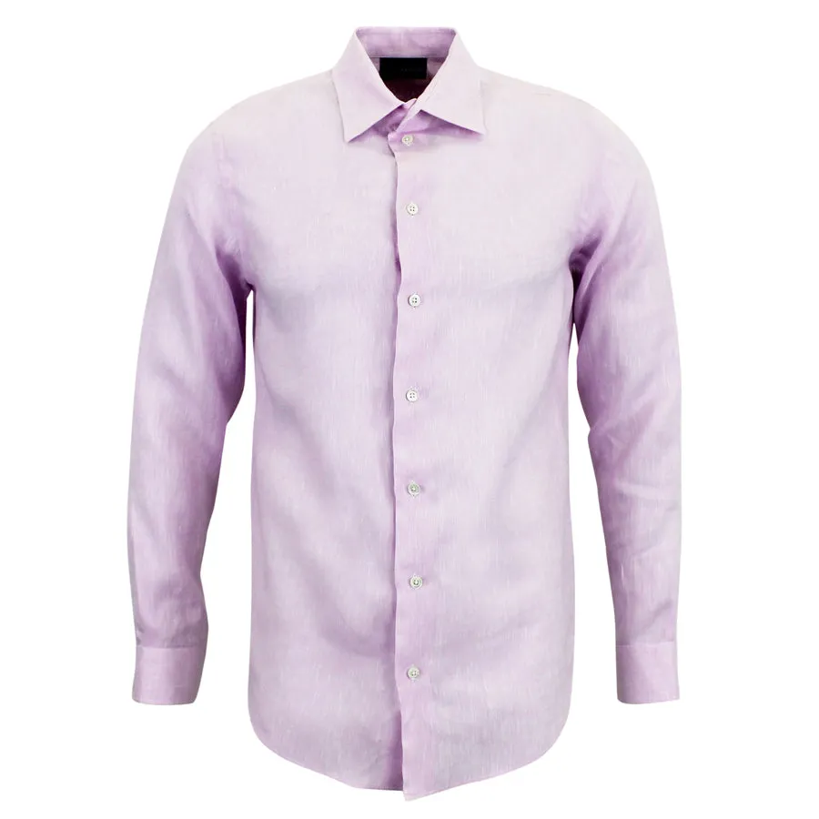 Emporio Armani - Linen Shirt in Light Pink