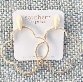 Everyday Gold Quatrefoil Hoops