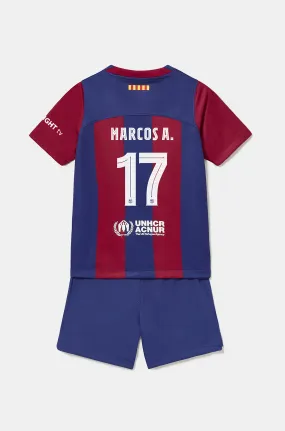 FC Barcelona home Kit 23/24 - Younger Kids  - MARCOS A.