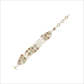 Fiamma 18K Gold & Multi-Stone Bracelet