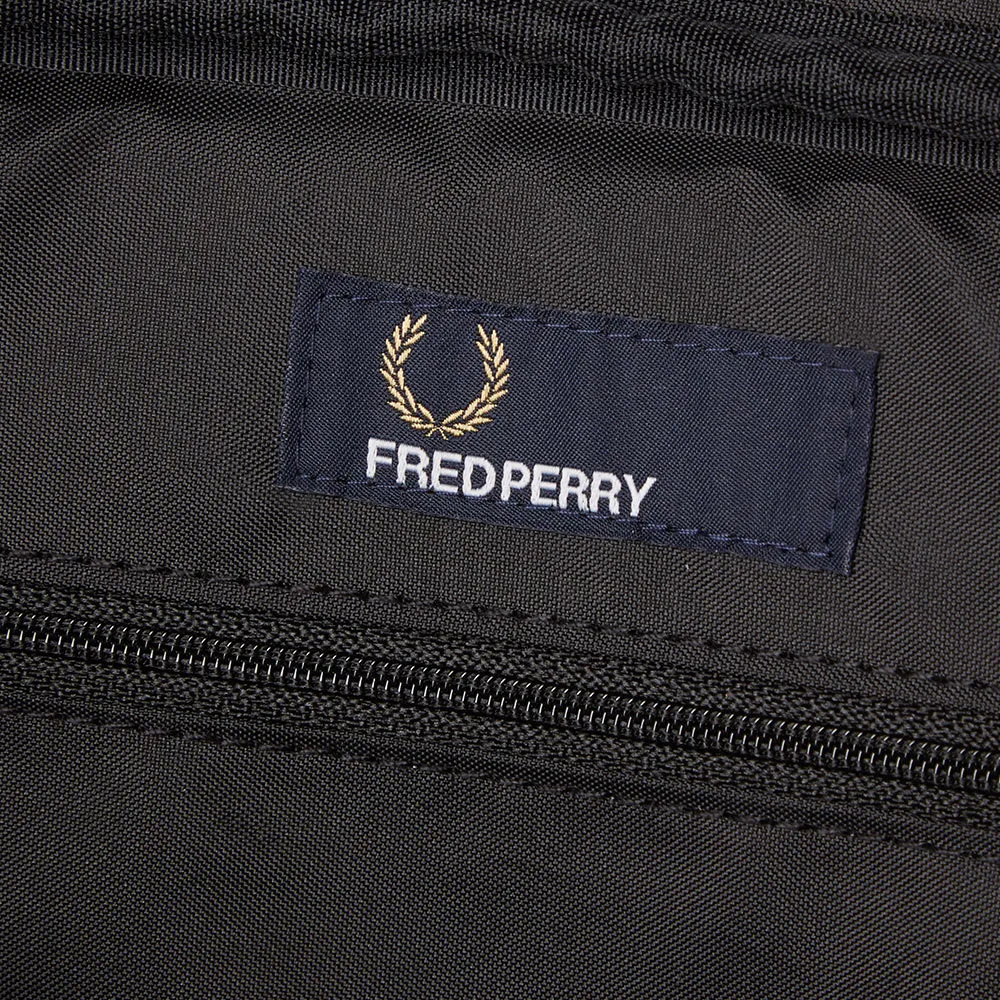 Fred Perry Checkerboard Shoulder BagBlack