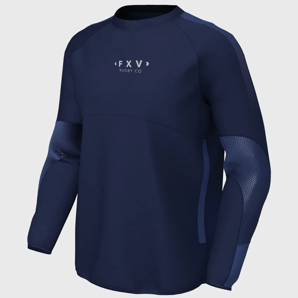 FXV Rugby Co Rugby Training Contact Top Navy