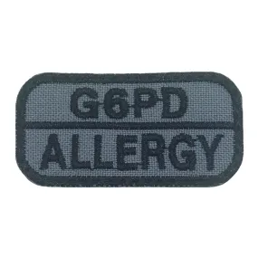 G6PD ALLERGY PATCH - GREY