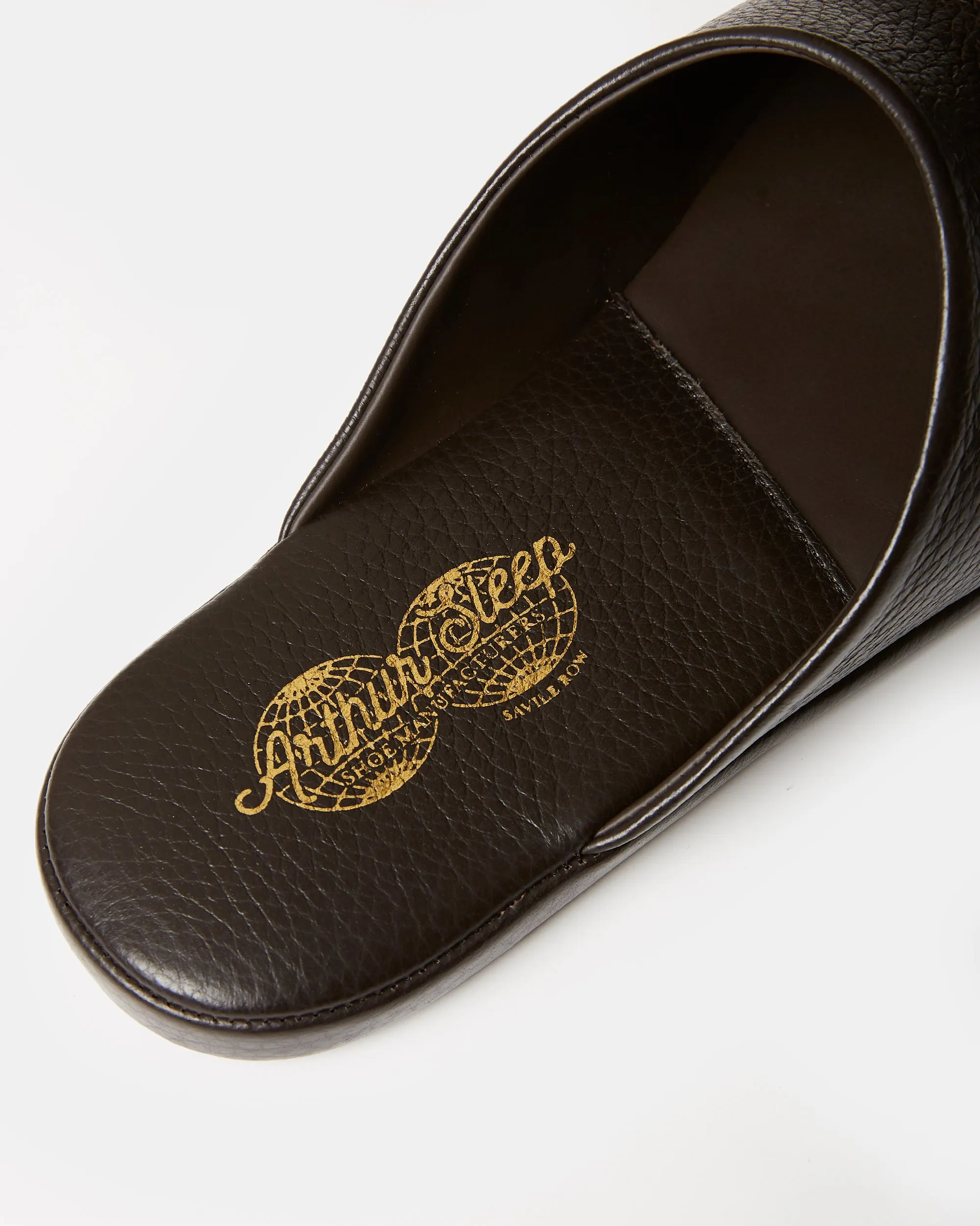 Globetrotter Glide Mules in Espresso Depths Brown Deer Leather