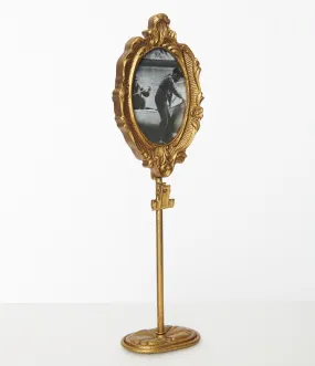 Gold Oval Baroque Standing Frame