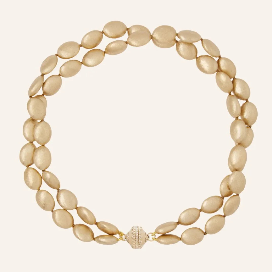 Gold Rush Double Strand Necklace