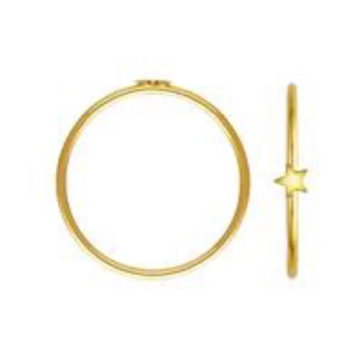 Gold Star Stacking Ring