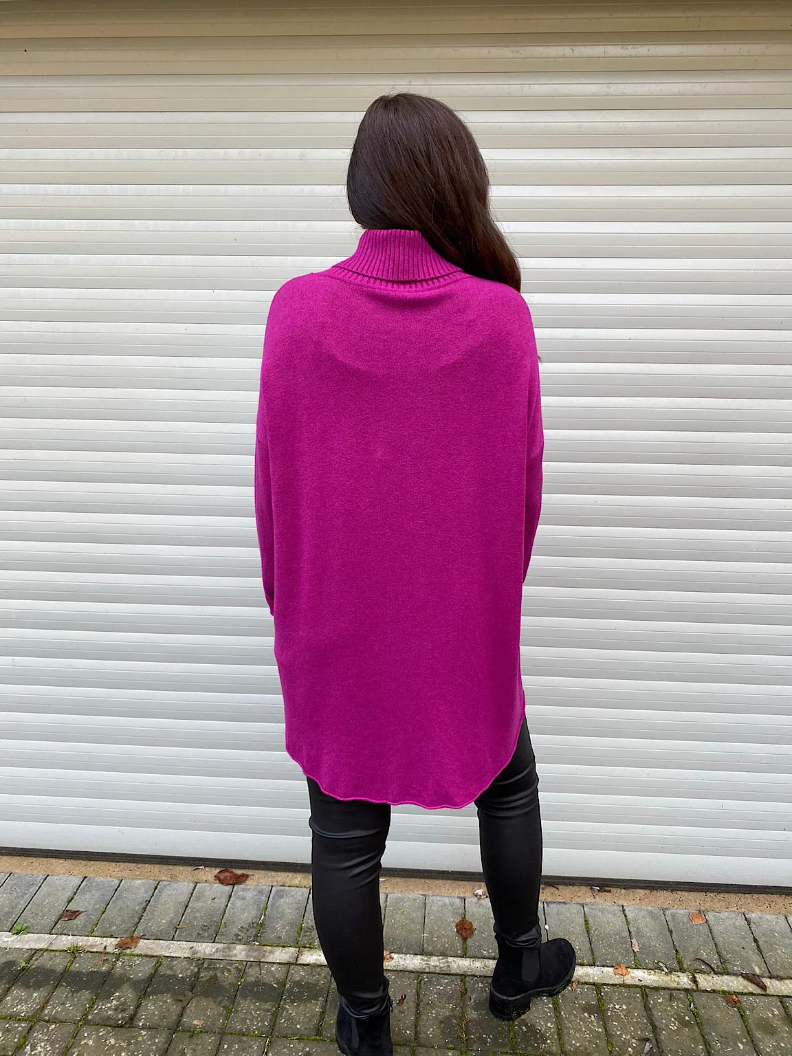 Grape Premium Wrap Over Jumper Darby