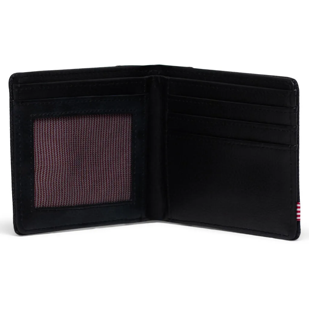 Hank II Wallet - Black Crosshatch/Black