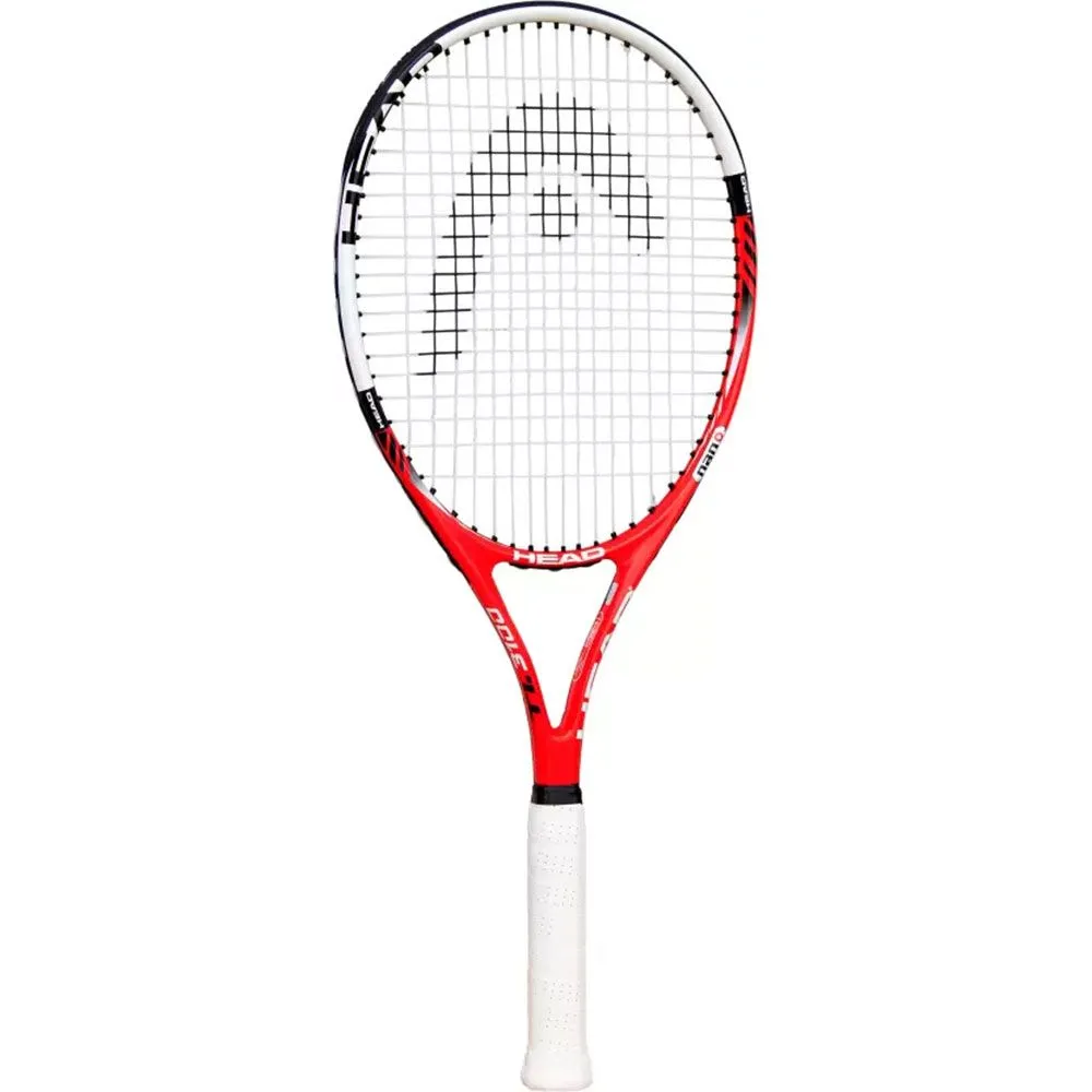 HEAD Titanium 3100 Strung Tennis Racquet (White/Red)