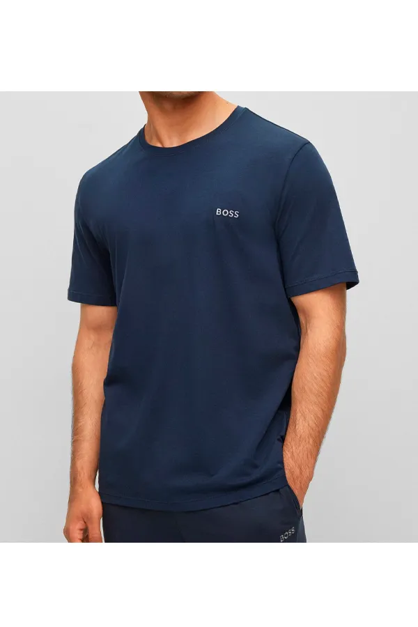 Hugo Boss Logo Tee Navy