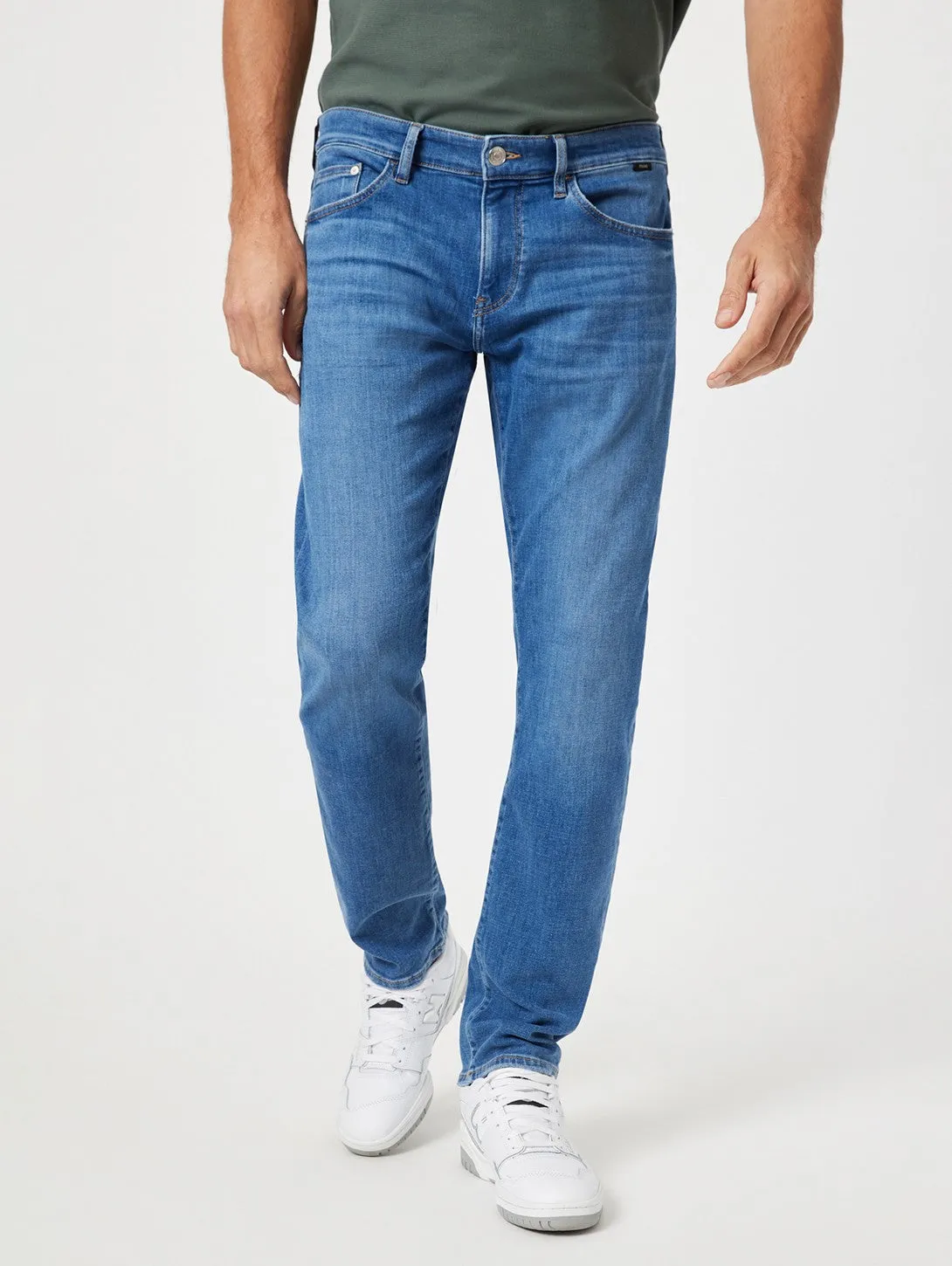 Jake Slim Jean - Mid Brushed Feather Blue