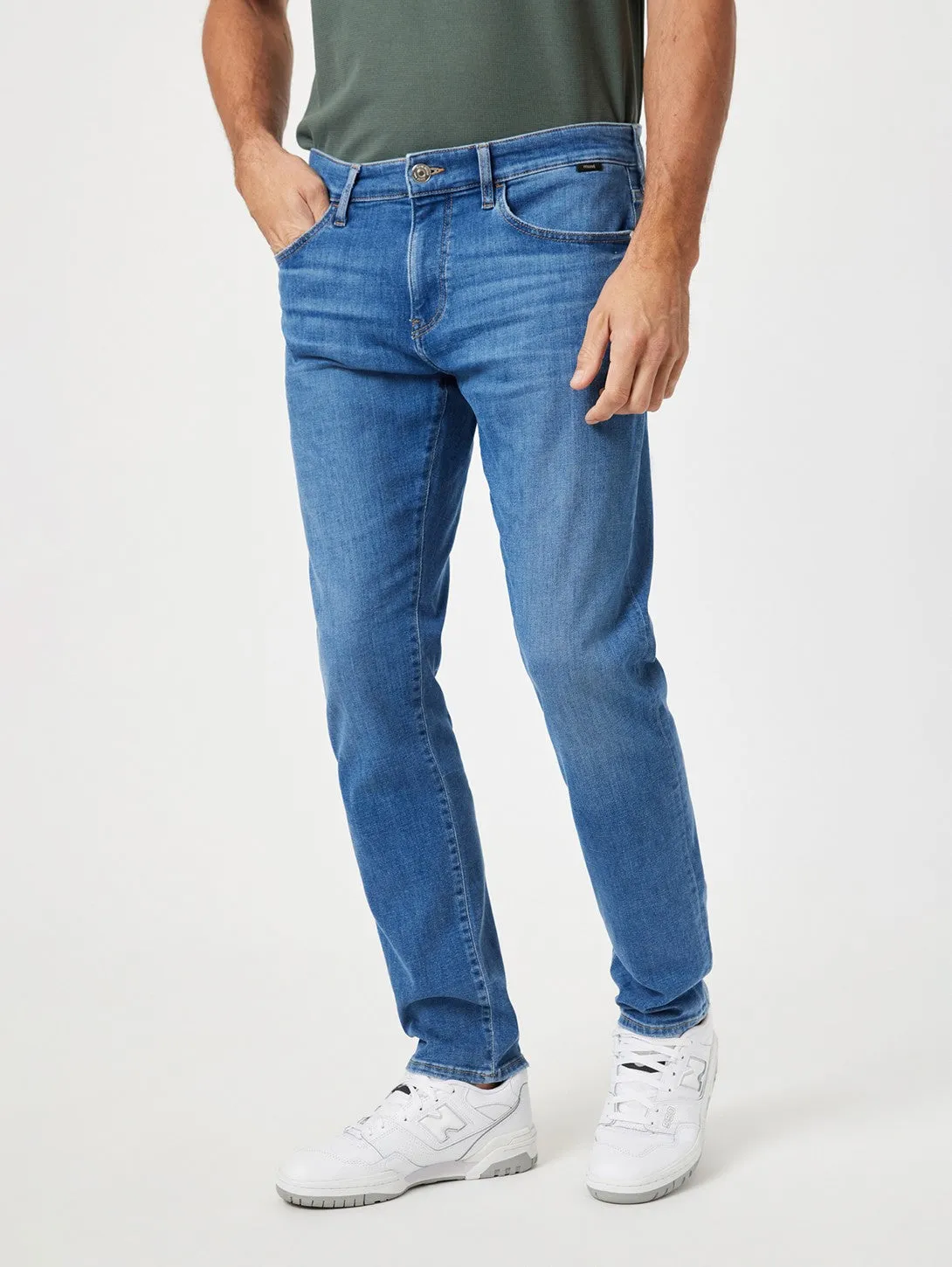 Jake Slim Jean - Mid Brushed Feather Blue