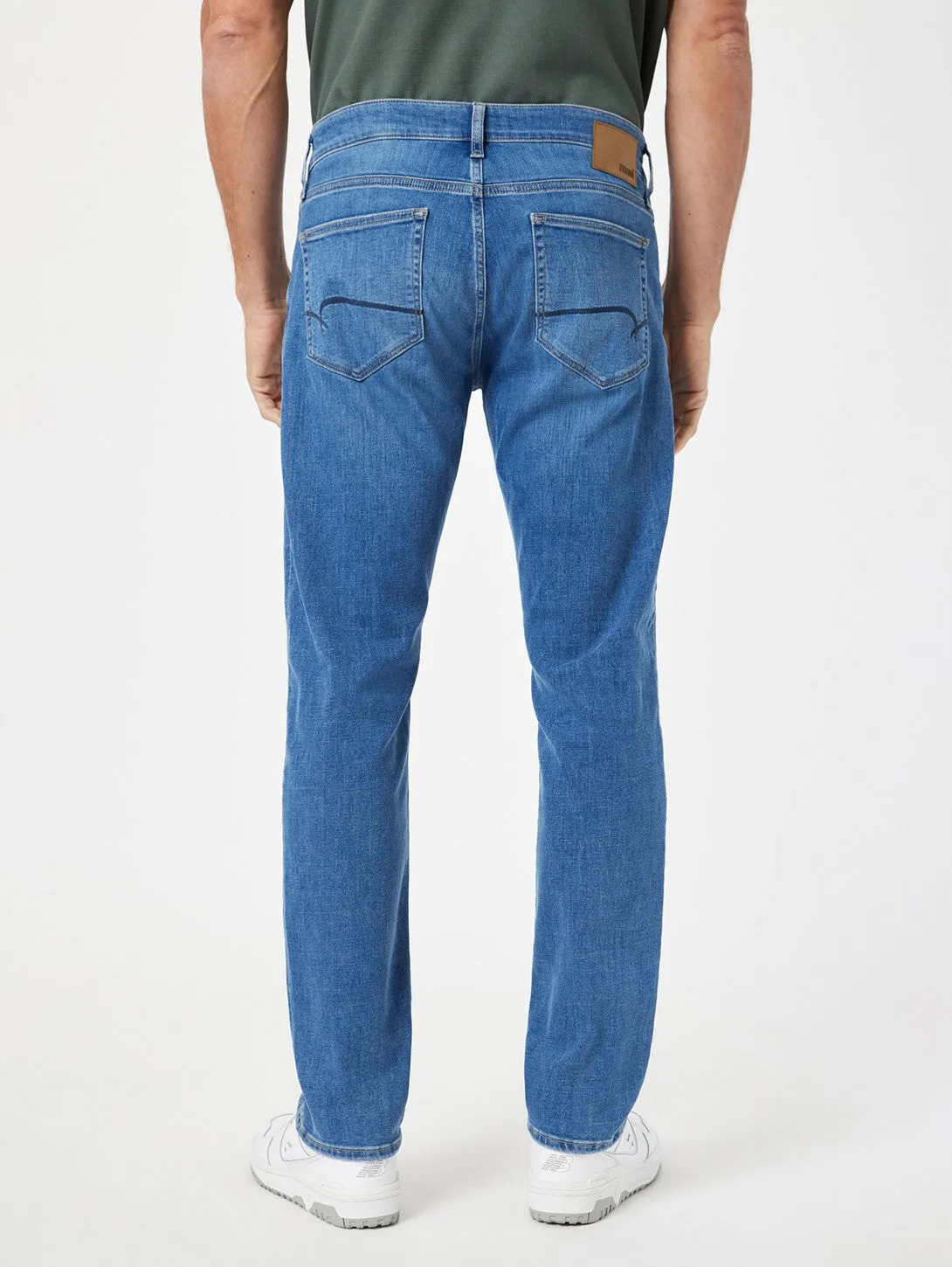 Jake Slim Jean - Mid Brushed Feather Blue