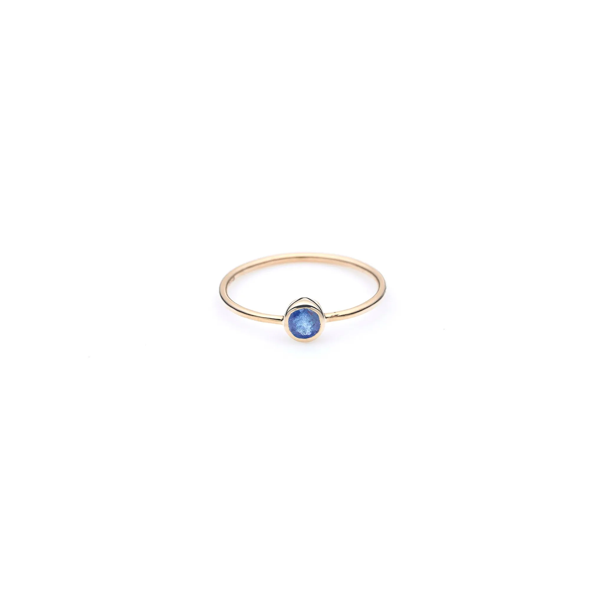 Jupiter's Ring | Blue Sapphire and 9K Gold | Small