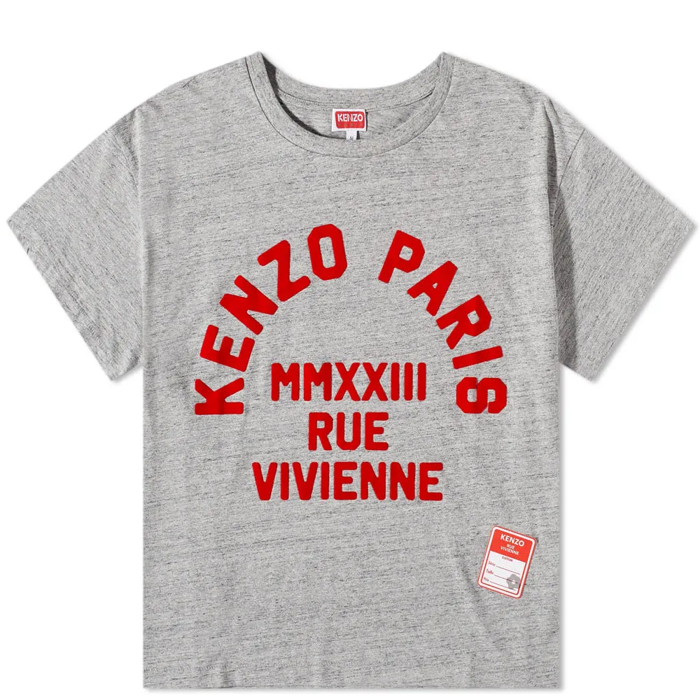 Kenzo PARIS Rue Vivienne 80 S T-ShirtPearl Grey