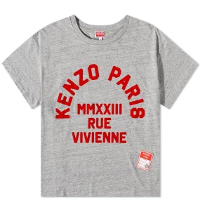 Kenzo PARIS Rue Vivienne 80 S T-ShirtPearl Grey