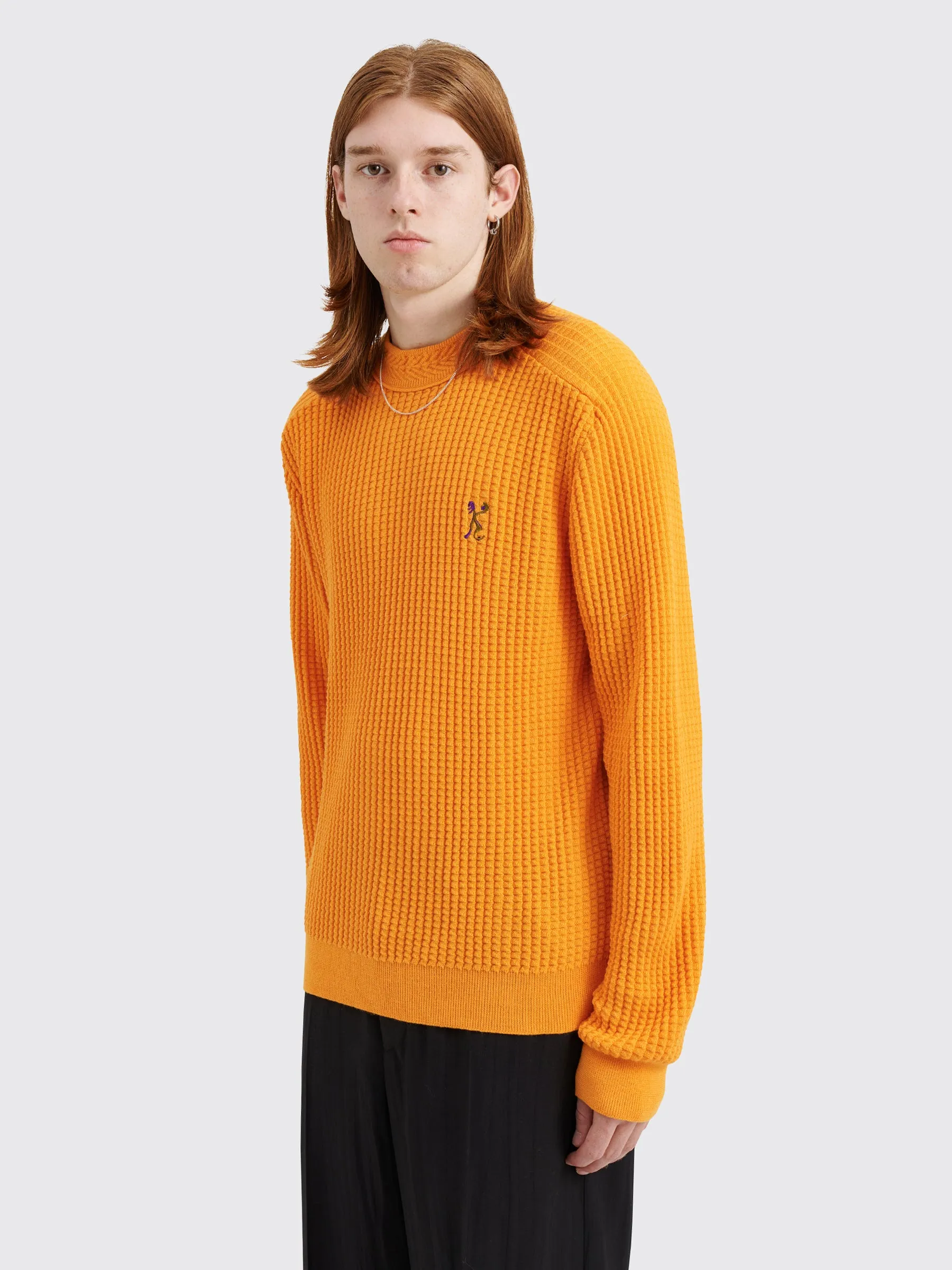 Kiko Kostadinov Sorelle Jumper Virgin Wool Pumpkin