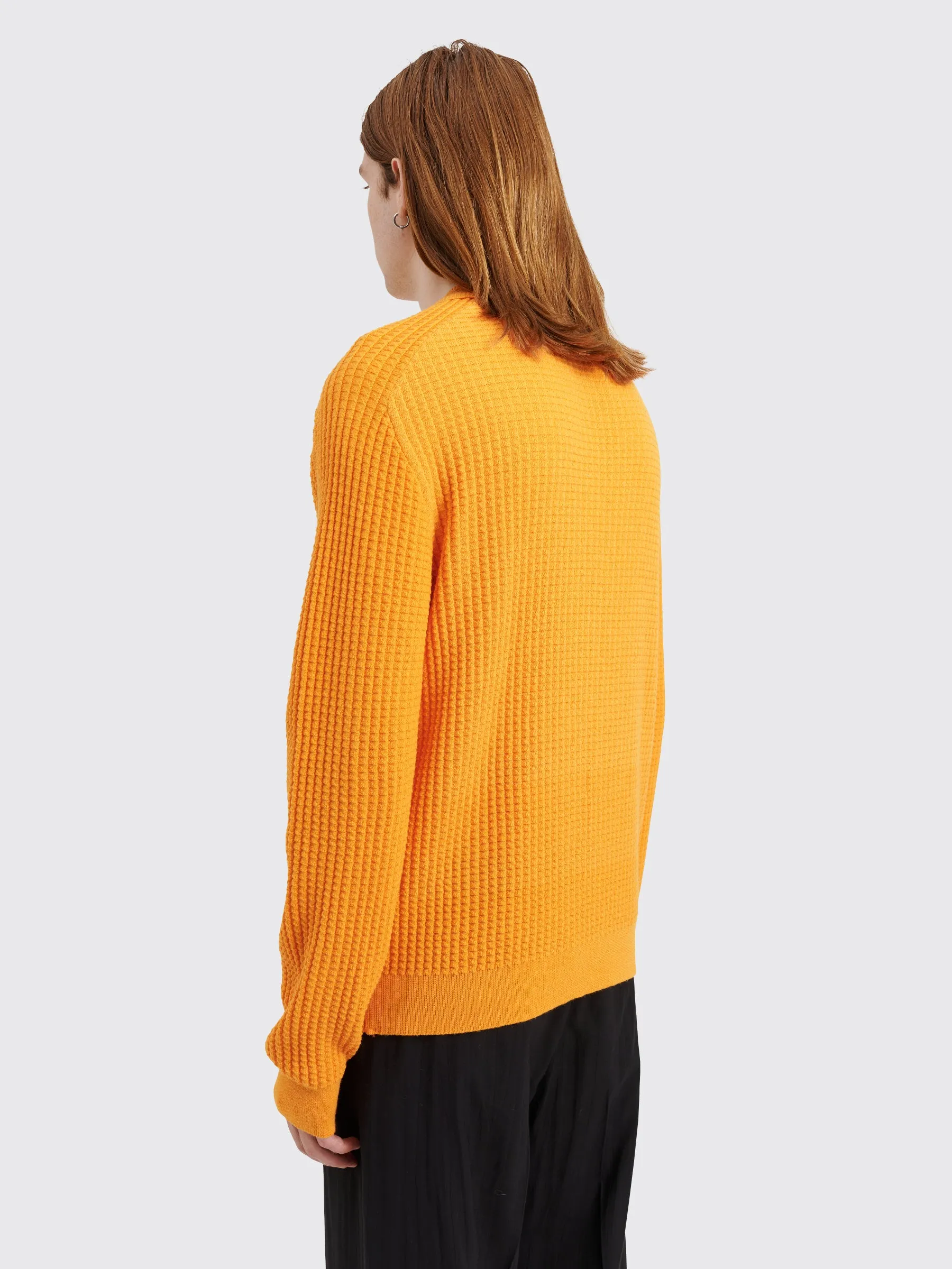 Kiko Kostadinov Sorelle Jumper Virgin Wool Pumpkin