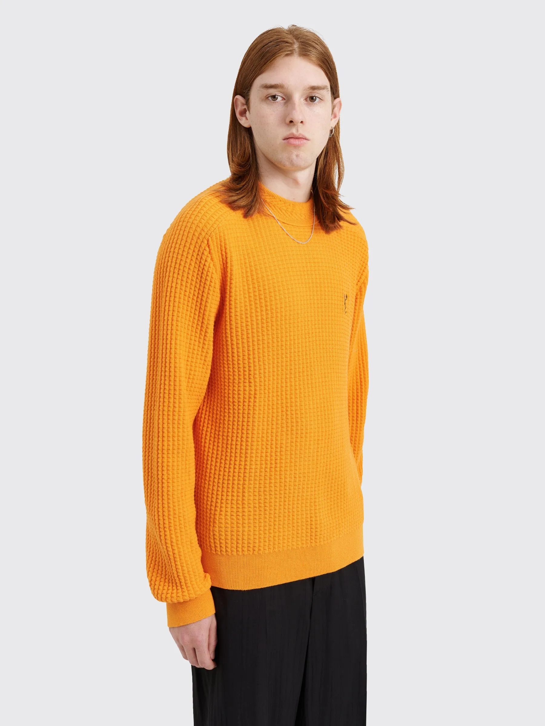 Kiko Kostadinov Sorelle Jumper Virgin Wool Pumpkin