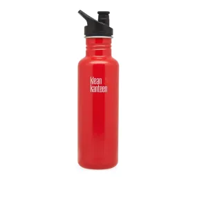 Klean Kanteen Classic Single Wall Sport 3.0 BottleMineral Red 800ml