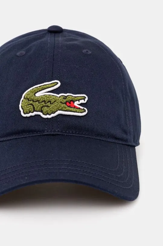 Lacoste baseball cap navy blue color with an application RK3186