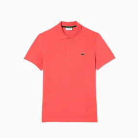 LACOSTE REGULAR FIT POLO PINK RED - DH0783