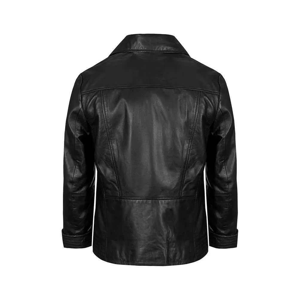  Ladies Black Classic Asymmetric Biker