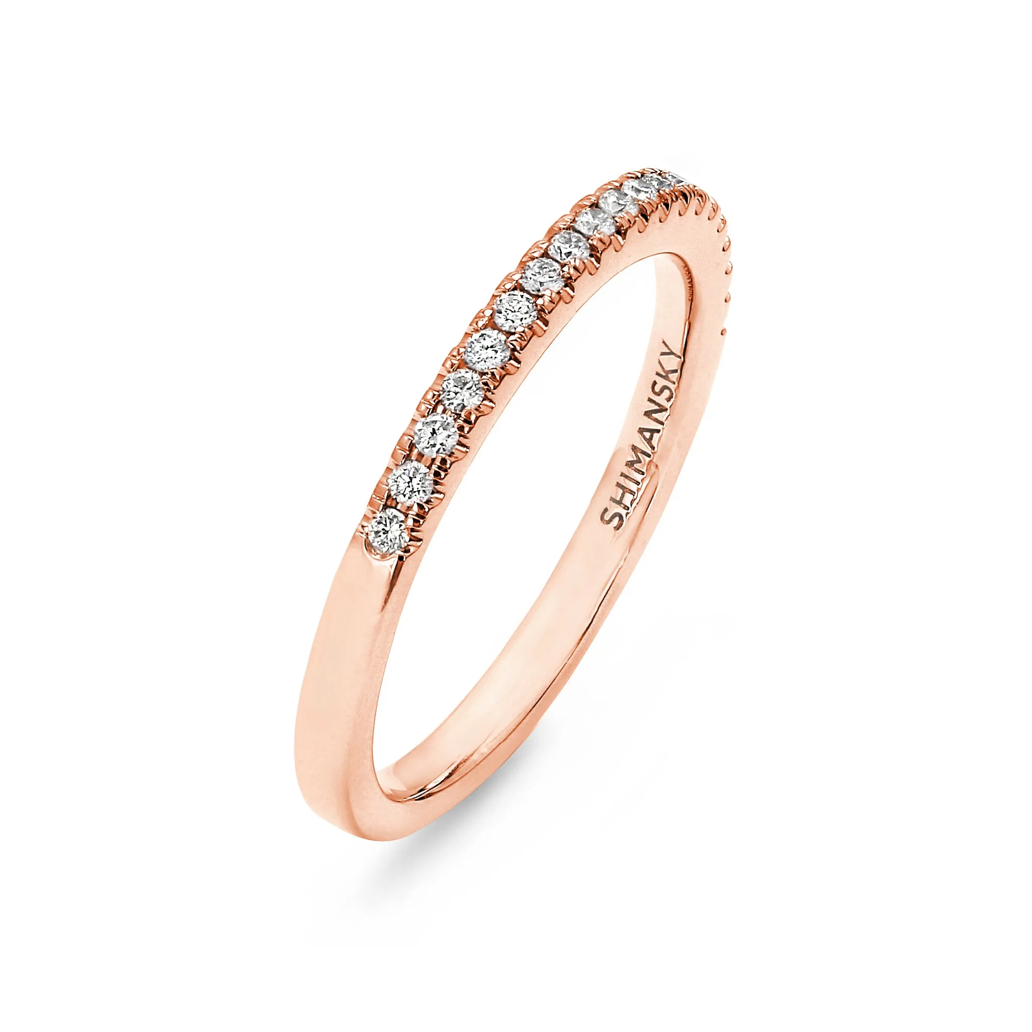 Ladies Diamond Wedding Band