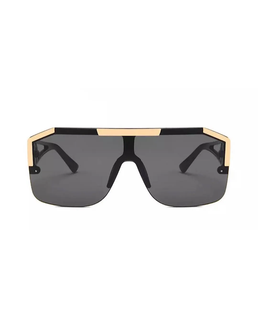 Ladies Oversized Rectangular Frame Sunglasses