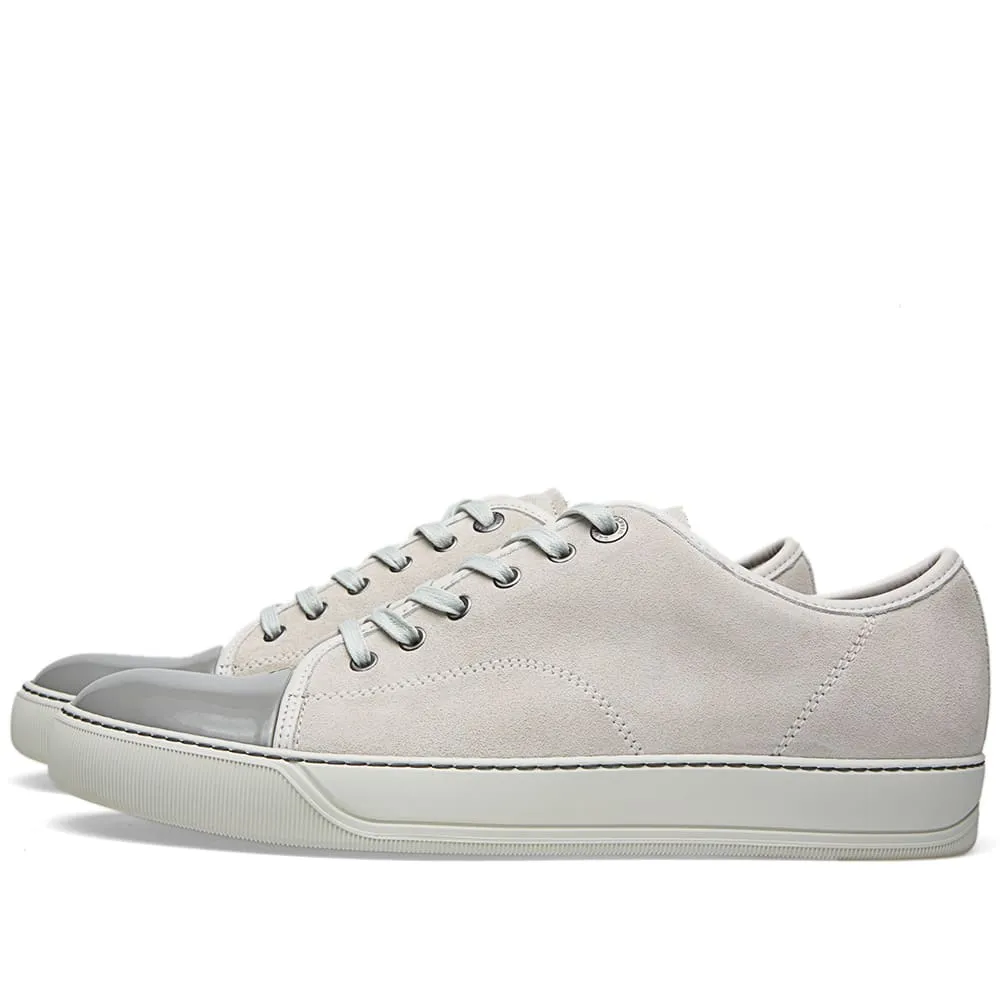 Lanvin Patent Toe Cap Low SneakerWhite