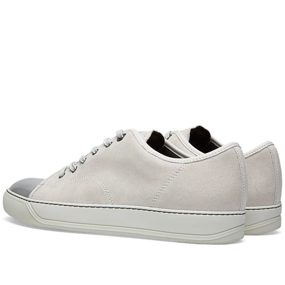 Lanvin Patent Toe Cap Low SneakerWhite