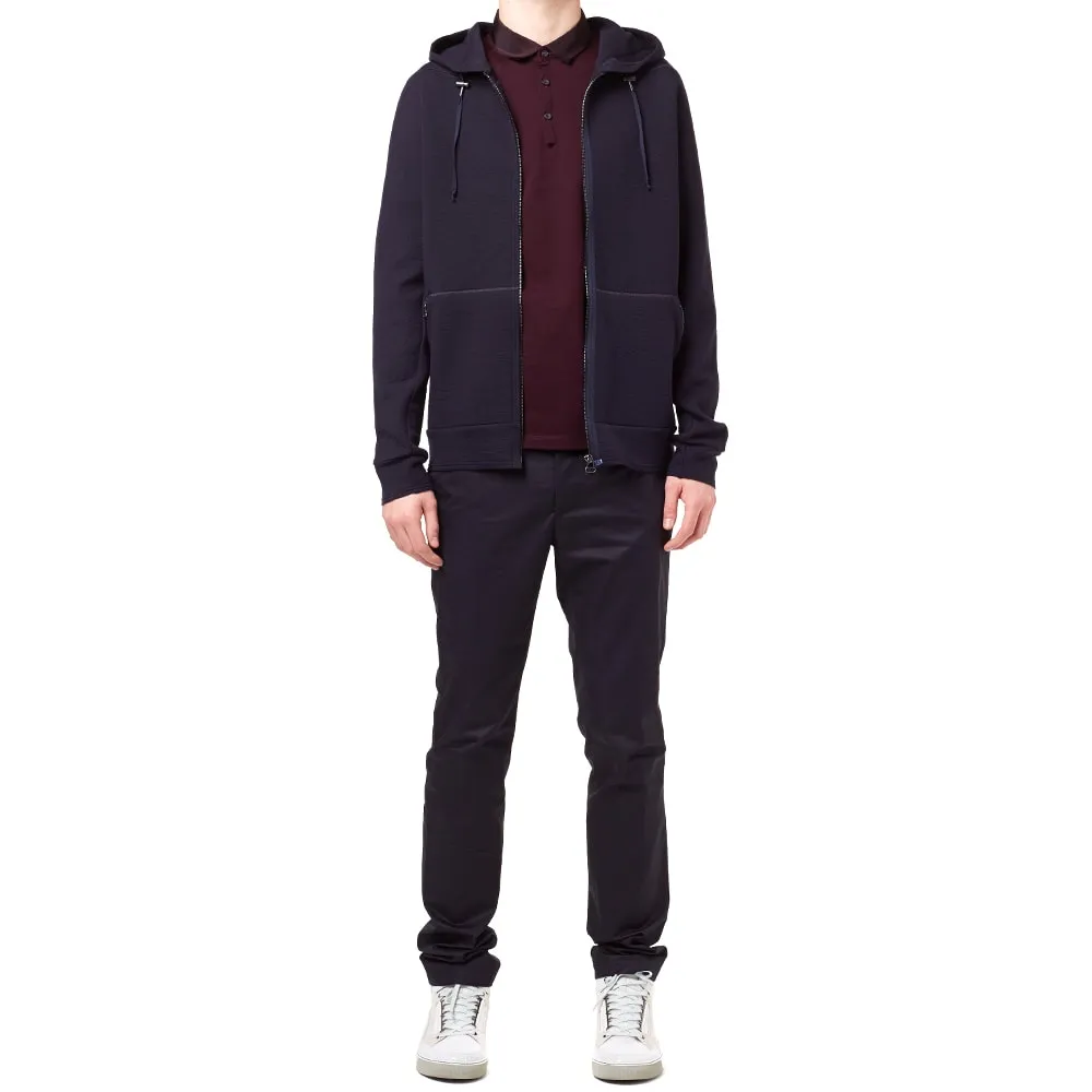 Lanvin Slim Plain Pique PoloBordeaux