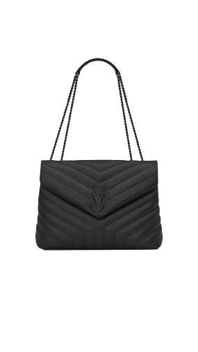 Large Loulou Y Shoulder Bag - Black