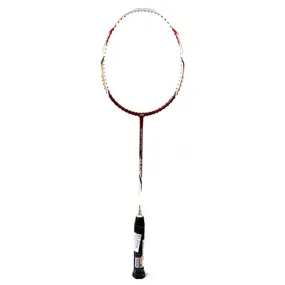 Li-Ning SS 21 Strung Badminton Racquet (White/Red)